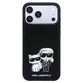 قاب کارل لاگرفلد Karl Lagerfel Smooth MagSafe PU Karl & Choupette Bodies Sketch مناسب برای Apple iPhone 18 Pro Max