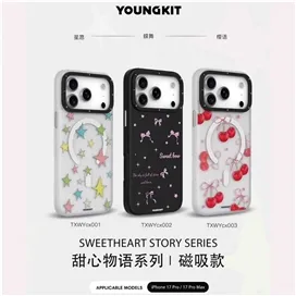 قاب Youngkit یانگ کیت Sweetheart Story Series Iphone مناسب برای Apple iPhone 18 Pro Max