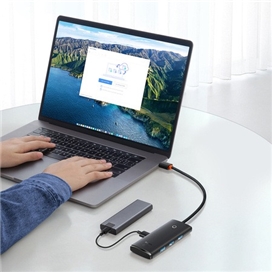 هاب 4 پورت تایپ سی Baseus Lite Series 4-Port WKQX030301