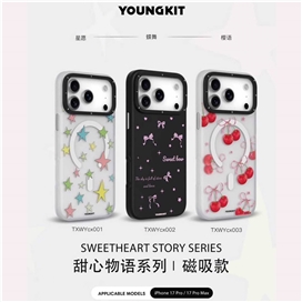 قاب Youngkit یانگ کیت Sweetheart Story Series Iphone مناسب برای Apple iPhone 18 Pro