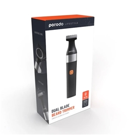 ماشین اصلاح پرودو Porodo Lifestyle Dual Blade Beard Trimmer PDLSROBTBK
