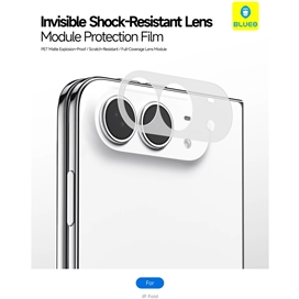 محافظ دور لنز بلو مدل Blueo Invisible Shock-Resistant Lens Module Protection Film مناسب برای Apple iPhone 18 Pro