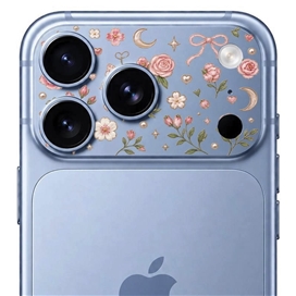 محافظ دور لنز طرح گل برند بلو مدل Blueo Invisible Shock-Resistant Lens Protection مناسب برای  Apple iPhone 18 Pro