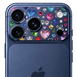 محافظ دور لنز طرح Gem برند بلو مدل Blueo Invisible Shock-Resistant Lens Protection مناسب برای Apple iPhone 18 Pro Max