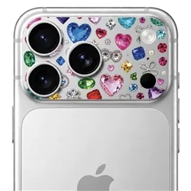 محافظ دور لنز طرح Gem برند بلو مدل Blueo Invisible Shock-Resistant Lens Protection مناسب برای Apple iPhone 18 Pro