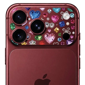 محافظ دور لنز طرح Gem برند بلو مدل Blueo Invisible Shock-Resistant Lens Protection مناسب برای Apple iPhone 17 Pro Max