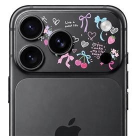 محافظ دور لنز طرح پاپیون برند بلو مدل Blueo Invisible Shock-Resistant Lens Protection مناسب برای Apple iPhone 18 Pro Max