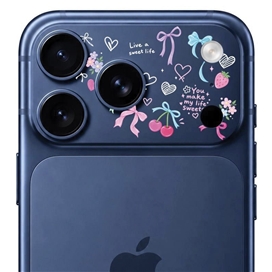 محافظ دور لنز طرح پاپیون برند بلو مدل Blueo Invisible Shock-Resistant Lens Protection مناسب برای Apple iPhone 18 Pro Max