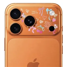 محافظ دور لنز طرح پاپیون برند بلو مدل Blueo Invisible Shock-Resistant Lens Protection مناسب برای Apple iPhone 18 Pro Max