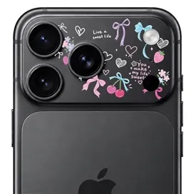 محافظ دور لنز طرح پاپیون برند بلو مدل Blueo Invisible Shock-Resistant Lens Protection مناسب برای Apple iPhone 18 Pro