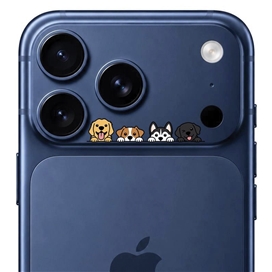 محافظ دور لنز طرح سگ ها برند بلو مدل Blueo Invisible Shock-Resistant Lens Protection مناسب برای Apple iPhone 18 Pro Max
