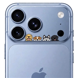 محافظ دور لنز طرح سگ ها برند بلو مدل Blueo Invisible Shock-Resistant Lens Protection مناسب برای Apple iPhone 18 Pro