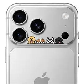 محافظ دور لنز طرح سگ ها برند بلو مدل Blueo Invisible Shock-Resistant Lens Protection مناسب برای Apple iPhone 18 Pro