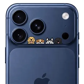 محافظ دور لنز طرح سگ ها برند بلو مدل Blueo Invisible Shock-Resistant Lens Protection مناسب برای Apple iPhone 17 Pro Max