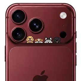 محافظ دور لنز طرح سگ ها برند بلو مدل Blueo Invisible Shock-Resistant Lens Protection مناسب برای Apple iPhone 17 Pro Max