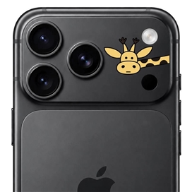 محافظ دور لنز طرح زرافه برند بلو مدل Blueo Invisible Shock-Resistant Lens Protection مناسب برای Apple iPhone 18 Pro