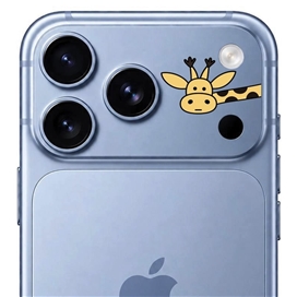 محافظ دور لنز طرح زرافه برند بلو مدل Blueo Invisible Shock-Resistant Lens Protection مناسب برای Apple iPhone 17 Pro Max