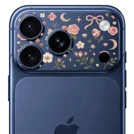 محافظ دور لنز طرح گل برند بلو مدل Blueo Invisible Shock-Resistant Lens Protection مناسب برای Apple iPhone 18 Pro