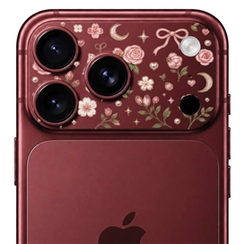 محافظ دور لنز طرح گل برند بلو مدل Blueo Invisible Shock-Resistant Lens Protection مناسب برای Apple iPhone 17 Pro Max