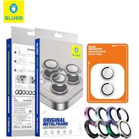 رینگ محافظ لنز بلو فلزی Blueo Metal Frame Lens Protector Glass مناسب برای Apple iPhone 18 Pro Max