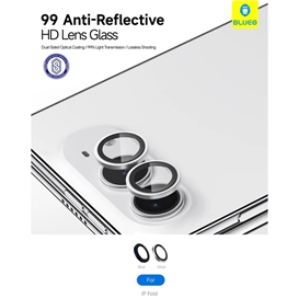 رینگ محافظ لنز بلو تیتانیوم ضد انعکاس نور Blueo 99Anti-Reflective PVD Titanium Alloy Lens Glass مناسب برای Apple iPhone 18 Pro Max