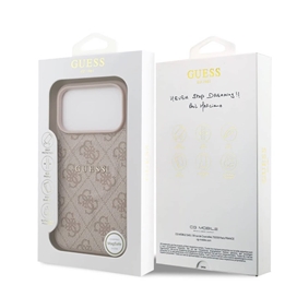قاب برند گس مدل Guess 4G Ring Classic Logo With MagSafe مناسب برای Apple iPhone 17 Pro Max