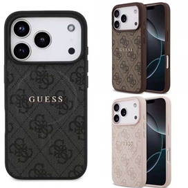 قاب برند گس مدل Guess 4G Ring Classic Logo With MagSafe مناسب برای Apple iPhone 17 Pro