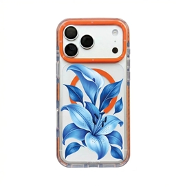 قاب لیلیوم آبی Blue Lilium با مگ سیف برند بلو Blueo آیفون مناسب برای Apple iPhone 17 Pro Max