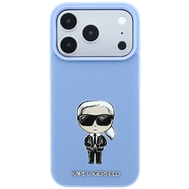 قاب برند کارل لاگرفلد مدل Karl Lagerfel Smooth PU Ikonik Sketch Hard Cover مناسب برای Apple iPhone 18 Pro