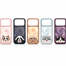 قاب برند نیمی مدل Nimmy Magnetic Floppy Big Eyes Series مناسب برای Apple iPhone 18 Pro Max
