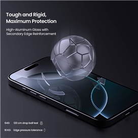 محافظ صفحه نمایش گلس برند نیلکین Nillkin مدل H Plus Pro مناسب Apple iPhone 17 Pro Max بهمراه ابزار نصب