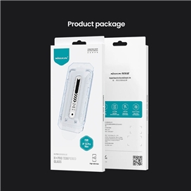 محافظ صفحه نمایش گلس برند نیلکین Nillkin مدل H Plus Pro مناسب Apple iPhone 17 Pro Max بهمراه ابزار نصب