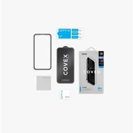محافظ صفحه نمایش آیفون 18 پرو مکس برند یونیک مدل UNIQ Optix Covex Clear مناسب برای Apple iPhone 18 Pro Max