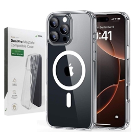قاب شفاف مگ‌سیف MagSafe جی سی پال JCPal مدل DualPro مناسب برای Apple iPhone 17 Pro