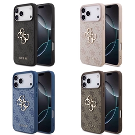 قاب Guess گس طرح دار دو لوگو بزرگ مناسب برای Apple iPhone 17 Pro