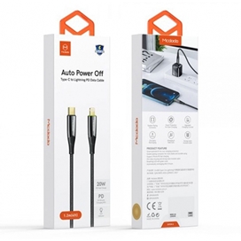 کابل شارژ سریع تایپ سی به لایتنینگ مک‌دودو Mcdodo Auto Power Off Type-C to Lightning PD Data Cable CA-8560