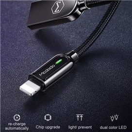 کابل شارژ سریع یواس‌بی به لایتنینگ 1.8 متری مک‌دودو Mcdodo Auto Power Off Lightning Quick Charge Cable CA-5263