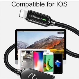 کابل شارژ سریع یواس‌بی به لایتنینگ 1.8 متری مک‌دودو Mcdodo Auto Power Off Lightning Quick Charge Cable CA-5263