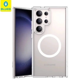 قاب Blueo بلو کریستالی با مگ سیف Crystal Drop Resistance Magsafe Case مناسب برای Galaxy S25 Ultra