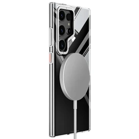 قاب مگ سیف برند یانگ کیت مدل YOUNGKIT Crystal Clear Magsafe Series مناسب برای Galaxy S25 Ultra