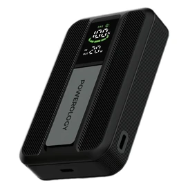 پاور بانک پاورولوژی استند شو Powerology Vision-10000MAH Magsafe Power Bank مشکی
