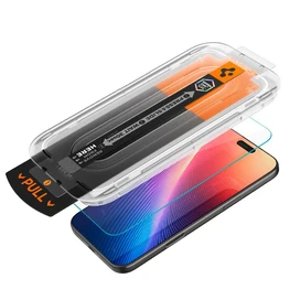 گلس برند اسپیگن مدل Glas.tR EZ Fit Pro مناسب برای Apple iPhone 17 Pro Max