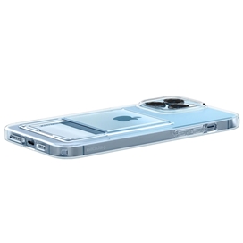 قاب شفاف جاکارتی دار Spigen اورجینال مدل Crystal Slot مناسب برای Apple iPhone 13 Pro Max