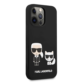 قاب Karl Lagerfeld کارل لاگرفلد سیلیکونی اورجینال مدل Karl & Cat مناسب برای Apple iPhone 13 Pro Max