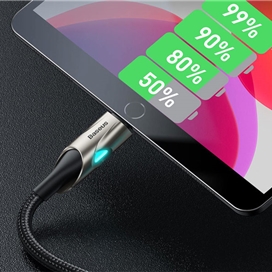 کابل لایتنینگ به Type c بیسوس توان 2.4 آمپر طول 1 متر Baseus Fish eye Cable CATLYY-01