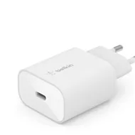شارژر دیواری شارژ سریع USB-C 25 وات بلکین مدل WCA004vfWH