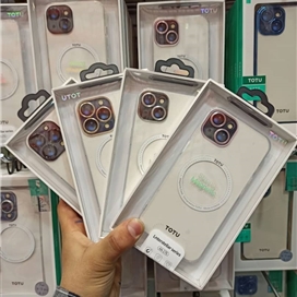 کاور شفاف مگ سیف دار برند توتو مدل AA-176 مناسب برای iPhone 13 Pro Max