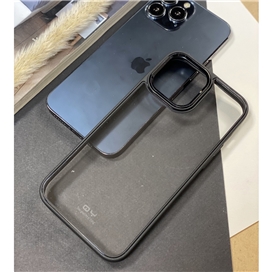 قاب دور رنگی QY مدل دور لنز برجسته مناسب برای Apple iPhone 13 Pro Max