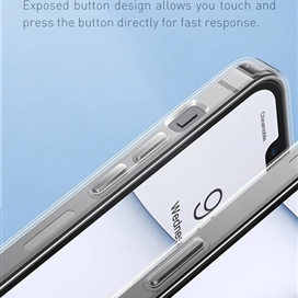 قاب شفاف بیسوس مناسب برای آیفون 13 پرو مکس Apple iPhone 13 Pro Max Baseus Frosted Glass Case