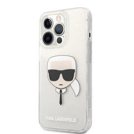 گارد ژله ای اکلیلی iPhone 13 Pro Max طرح Karl Lagerfeld مدل Karl Head